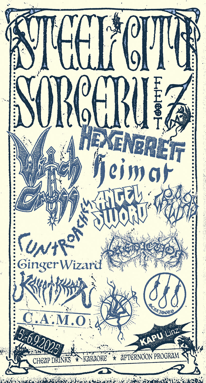 Poster for the Steel City Sorcery Festival 2025